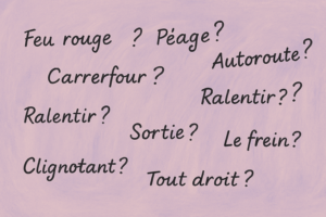 French vocabulary for driving safely in France Know the words feu rouge rond-point sortie and drive safely in Paris