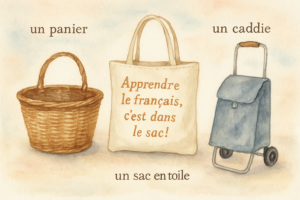 What to bring at the French Market to shop like a local Panier Caddie Tote bag What to use at the French Farmer Market