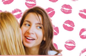 Kissing in France to say hi