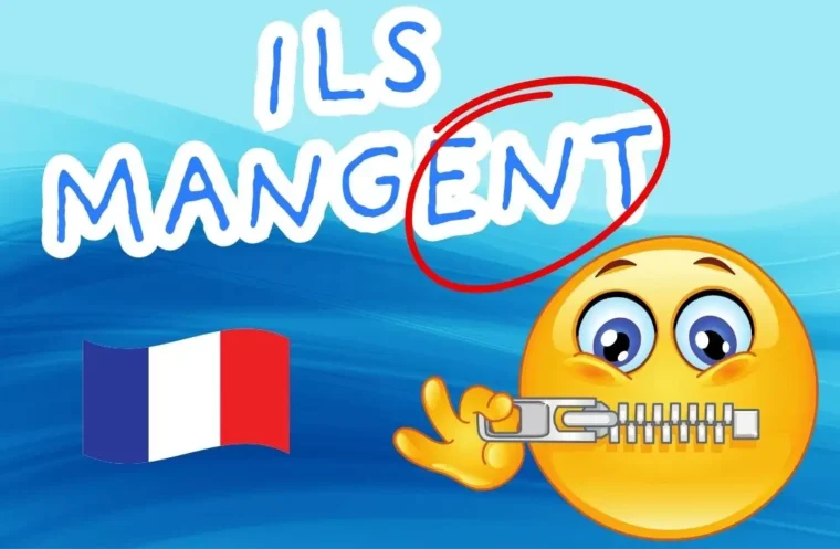 ils mangent why ent is silent in french verbs endings
