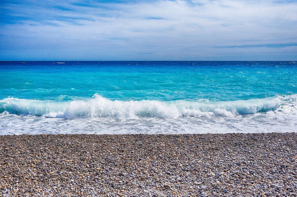 sea, nice, waves, south france, france, mediterranean, nature, côte d ' azur, heaven, foam, spray