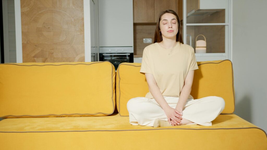 A quiet moment by a window for a meditation about feeling at home in France.
