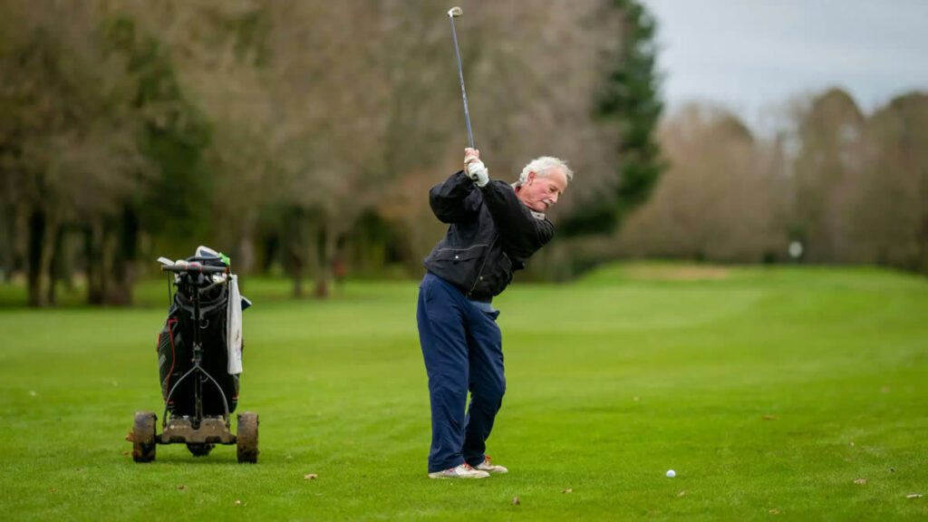 Retired adult enjoying an active lifestyle while learning French.