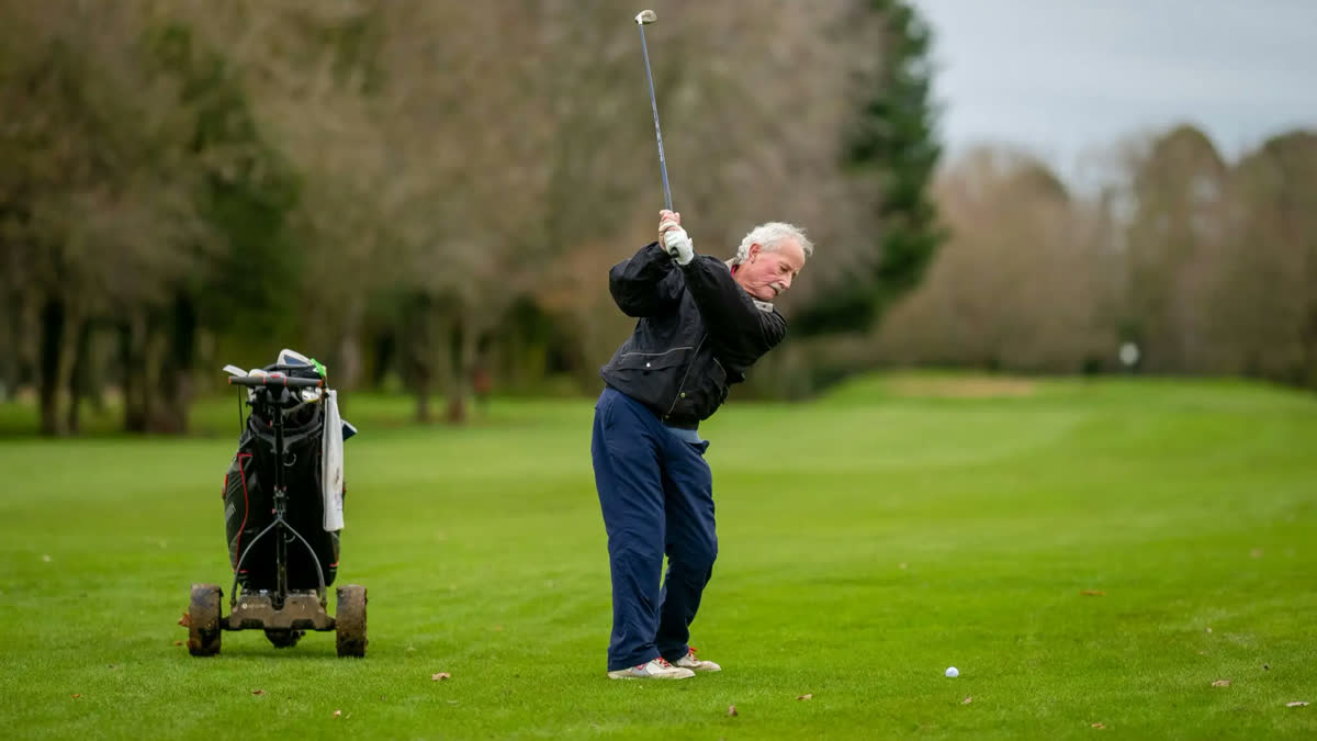 Retired adult enjoying an active lifestyle while learning French.