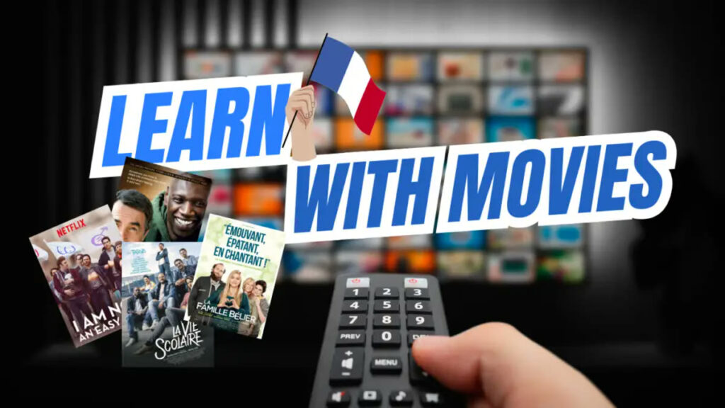 Cozy movie night for learning French through French-language films.