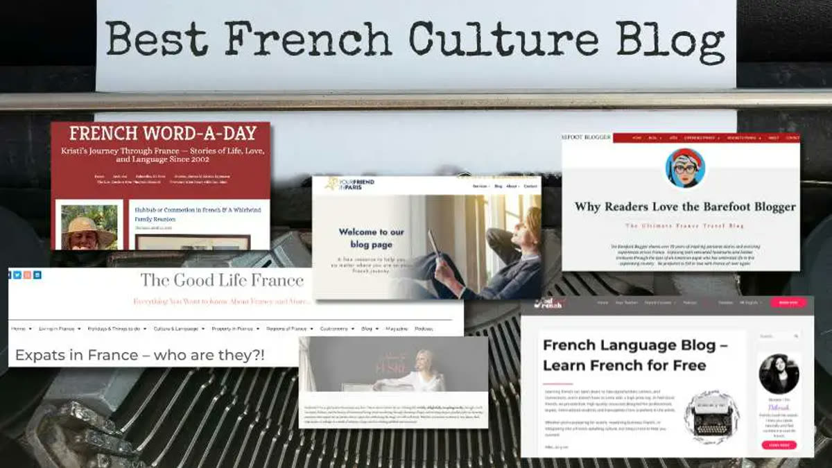American expat blogs in France roundup with travel notes and laptop.