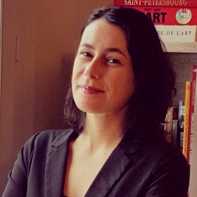 Portrait of Olivia, the teacher leading the French group